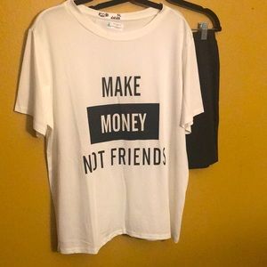 Make Money Not Friends Short Set XL